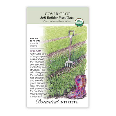 Seeds - BI Cover Crop Soil Builder Pea/Oat Org