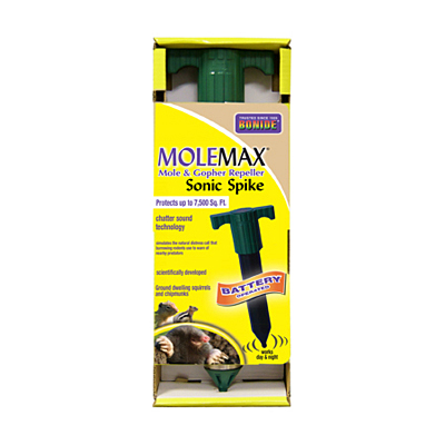Bonide MoleMax Sonic Spike Repellers - Battery