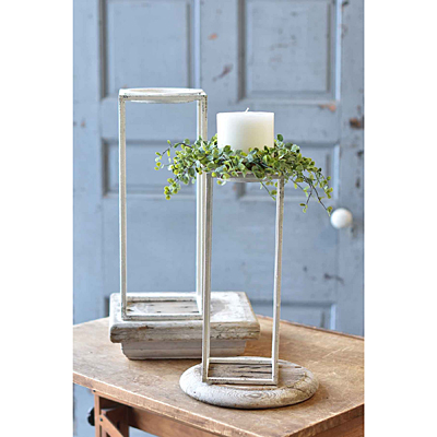 Candle Holder - Cream Spartan