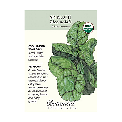 Seeds - BI Spinach Bloomsdale Org