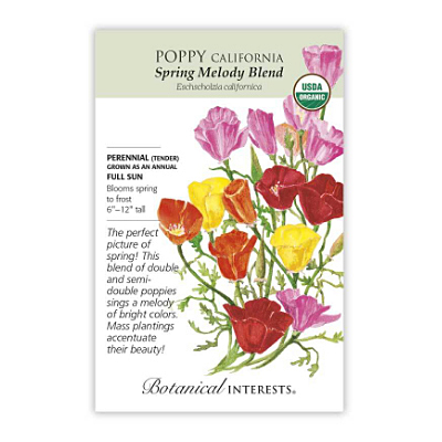 Seeds - BI Poppy California Spring Melody Org