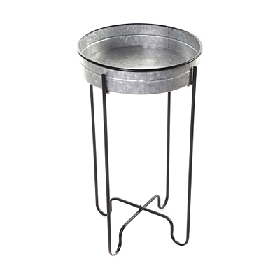 Plant Stand - Galvanized Tray