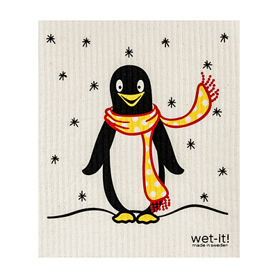Swedish Dish Cloth - Penguin