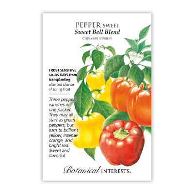 Seeds - BI Pepper Sweet Bell Blend