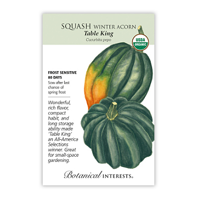 Seeds - BI Squash Winter Acorn Table King Org
