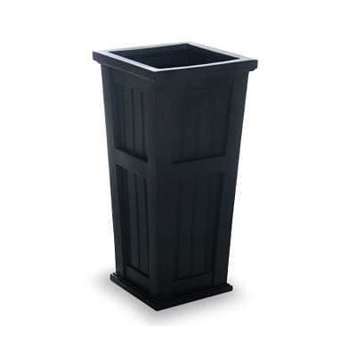Mayne Cape Cod Tall Planter - Black