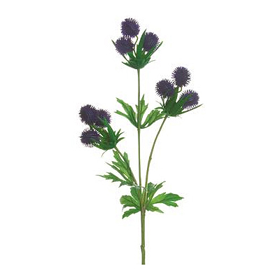 Globe Thistle Spray - Blue