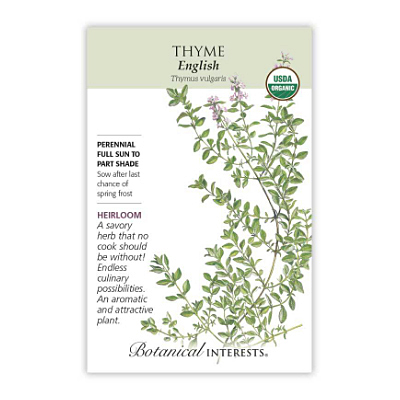 Seeds - BI Thyme English Org