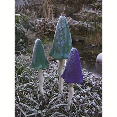 Tinklin Toadstools 3 pc Set - Winter Colors