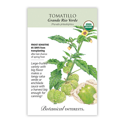 Seeds - BI Tomatillo Grande Rio Verde Org