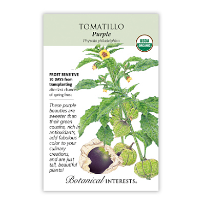 Seeds - BI Tomatillo Purple Org