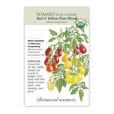 Seeds - BI Tomato Cherry Red/Yel Pear Org