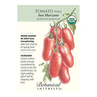 Seeds - BI Tomato Pole San Marzano Org