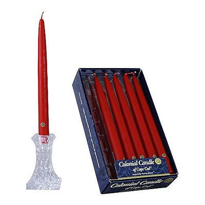 Colonial Candle Classic Taper - Cranberry
