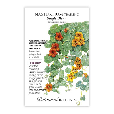 Seeds - BI Nasturtium Trailing Single Blend