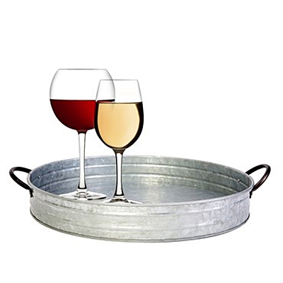 Tray - Panacea Galvanized Serving