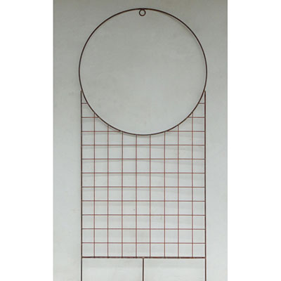 Trellis - Rusty Hanging Basket Circle