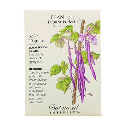 Seeds - BI Bean Pole Trionfo Violetto