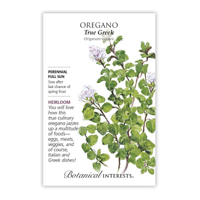 Seeds - BI Oregano True Greek