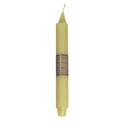 Candle - Timber Trunk Tapers Green Grape
