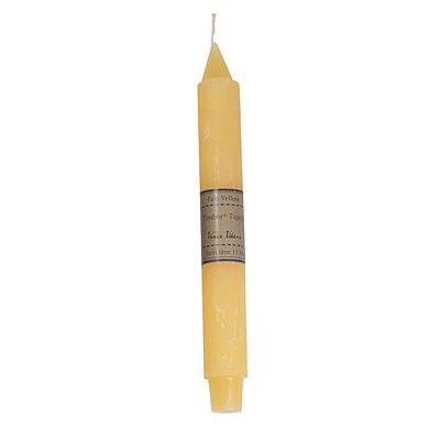 Candle - Timber Trunk Tapers Pale Yellow