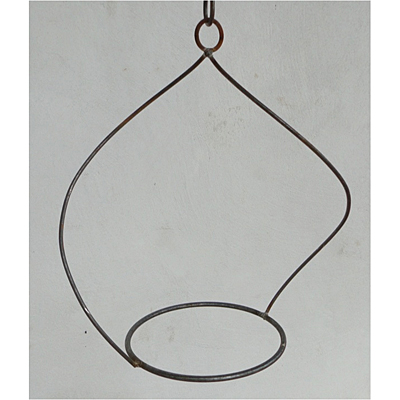 Pot Holder - Rusty Twisted Hanging