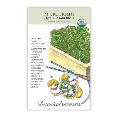 Seeds - BI Microgreens Umami Asian Blend Org