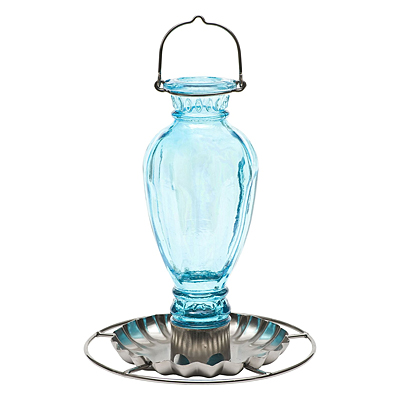 Bird Waterer - Vintage lt Blue