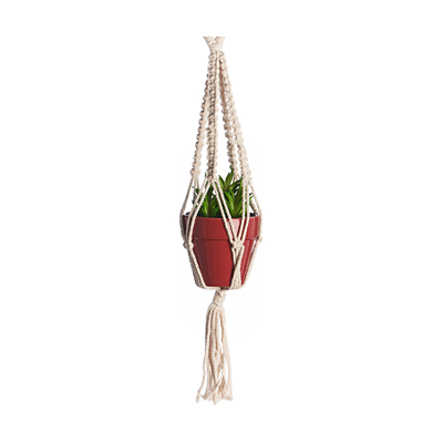 Plant Hanger Woven Zigzag