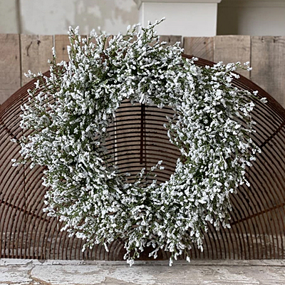 Wreath - Array Astilbe, White