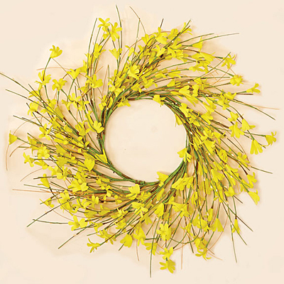 Wreath - Forsythia