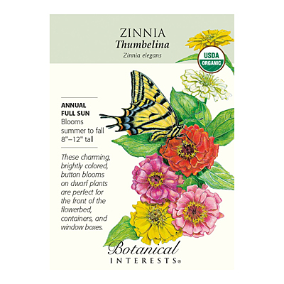 Seeds - BI Zinnia Thumbelina Org