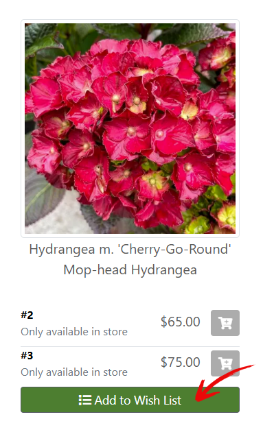 Add to Wishlist Button